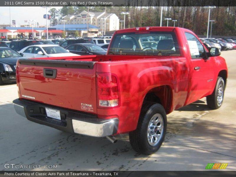 Fire Red / Dark Titanium 2011 GMC Sierra 1500 Regular Cab