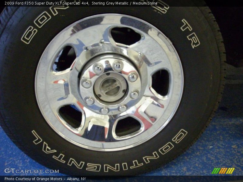Sterling Grey Metallic / Medium Stone 2009 Ford F350 Super Duty XLT SuperCab 4x4