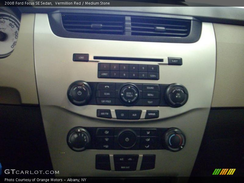 Vermillion Red / Medium Stone 2008 Ford Focus SE Sedan