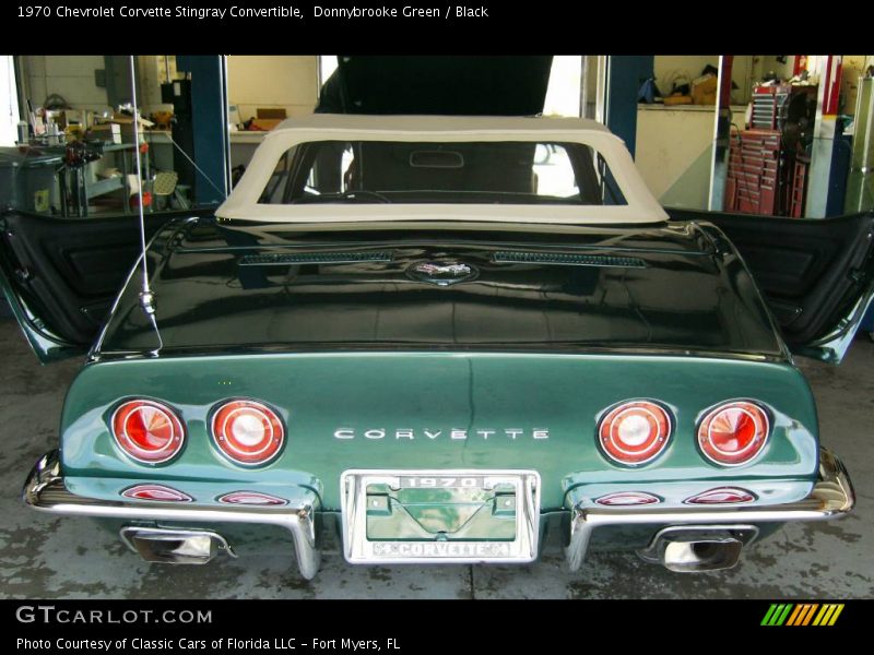 Donnybrooke Green / Black 1970 Chevrolet Corvette Stingray Convertible