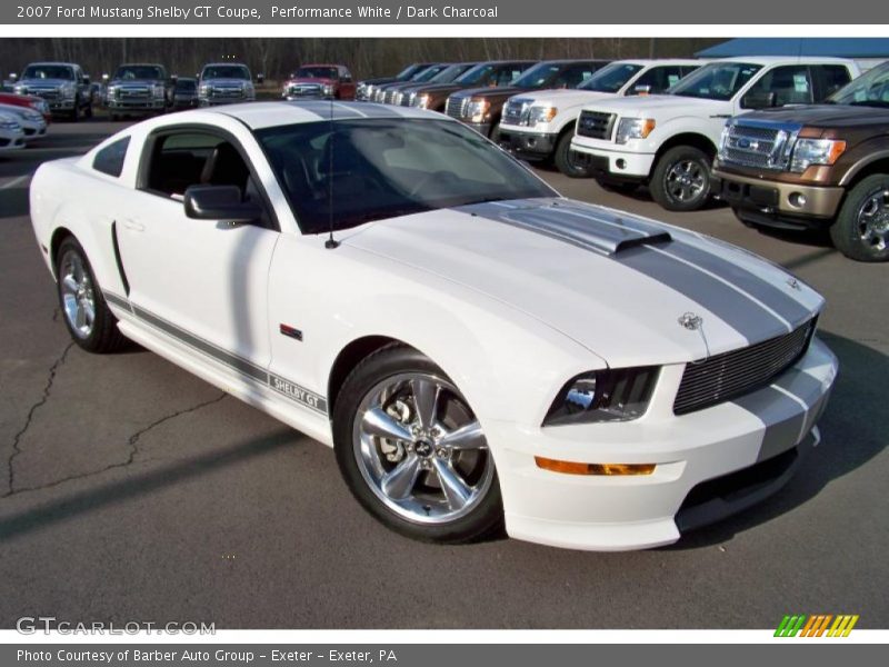 Front 3/4 View of 2007 Mustang Shelby GT Coupe