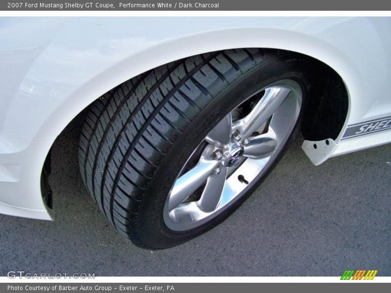 Performance White / Dark Charcoal 2007 Ford Mustang Shelby GT Coupe