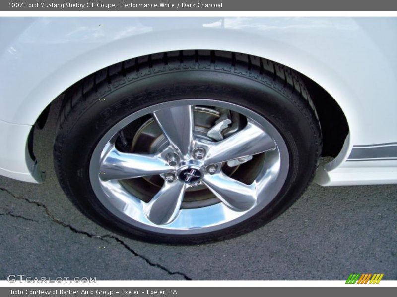 Performance White / Dark Charcoal 2007 Ford Mustang Shelby GT Coupe
