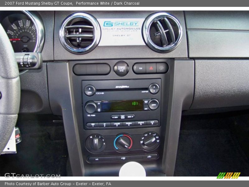 Performance White / Dark Charcoal 2007 Ford Mustang Shelby GT Coupe