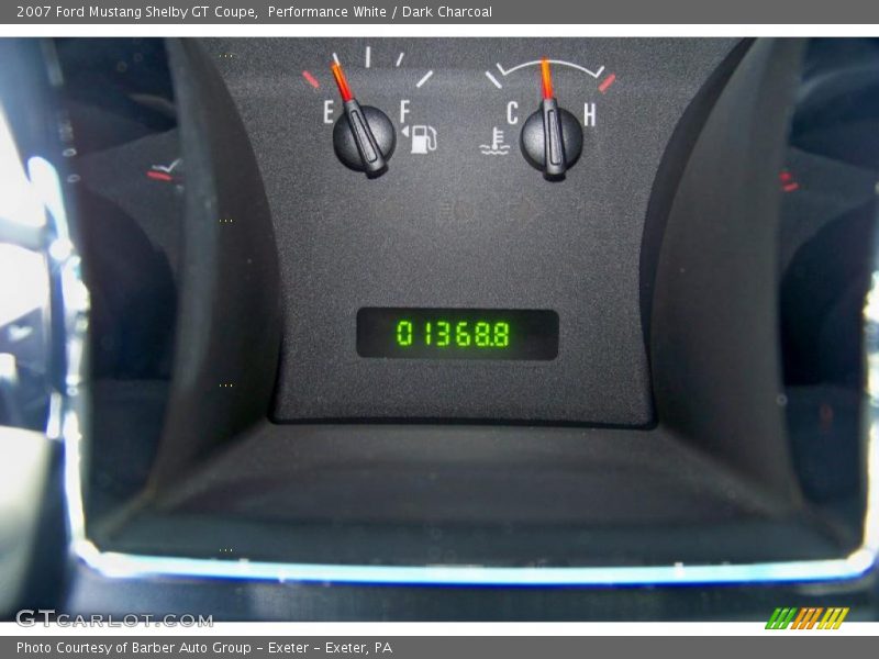 Performance White / Dark Charcoal 2007 Ford Mustang Shelby GT Coupe