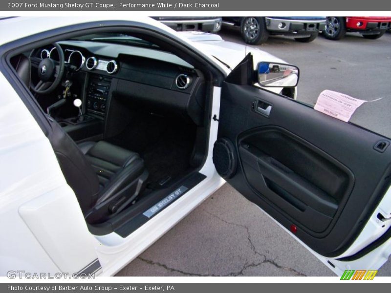 Performance White / Dark Charcoal 2007 Ford Mustang Shelby GT Coupe