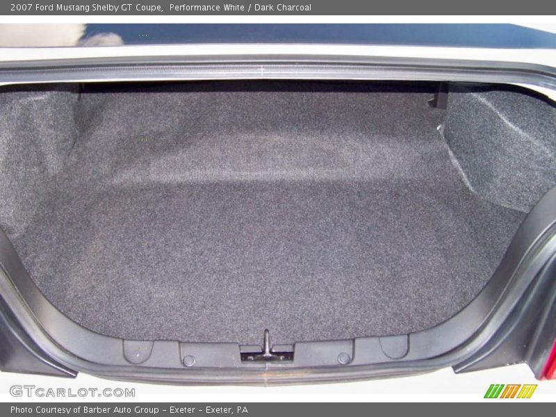 Performance White / Dark Charcoal 2007 Ford Mustang Shelby GT Coupe