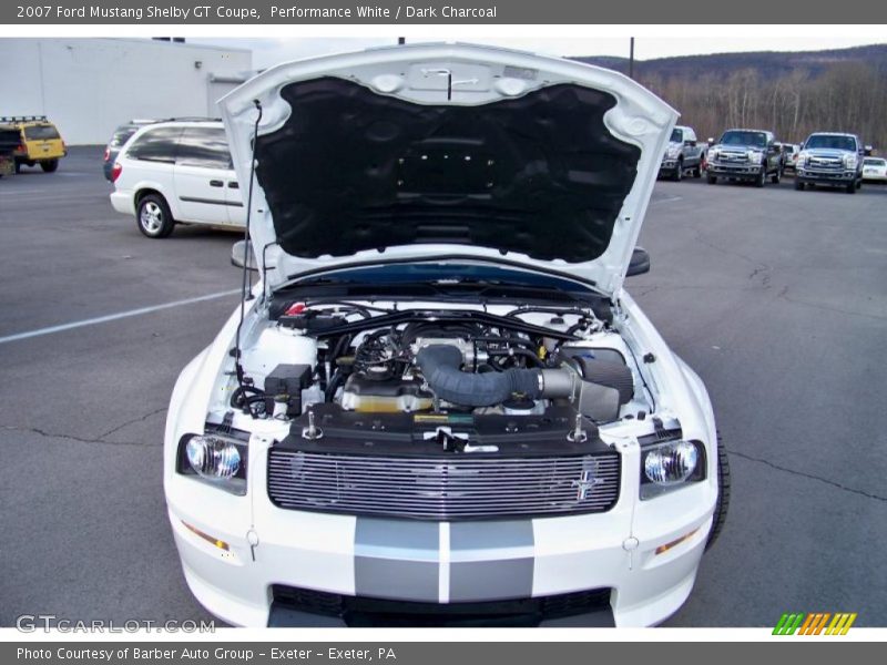 Performance White / Dark Charcoal 2007 Ford Mustang Shelby GT Coupe