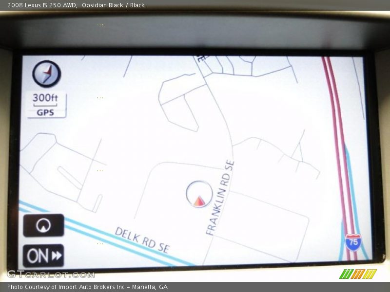 Obsidian Black / Black 2008 Lexus IS 250 AWD