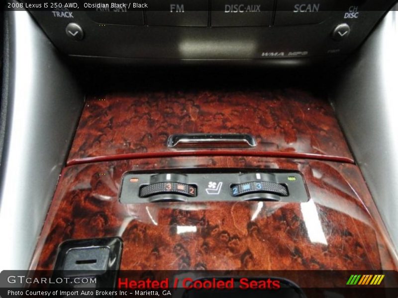 Obsidian Black / Black 2008 Lexus IS 250 AWD