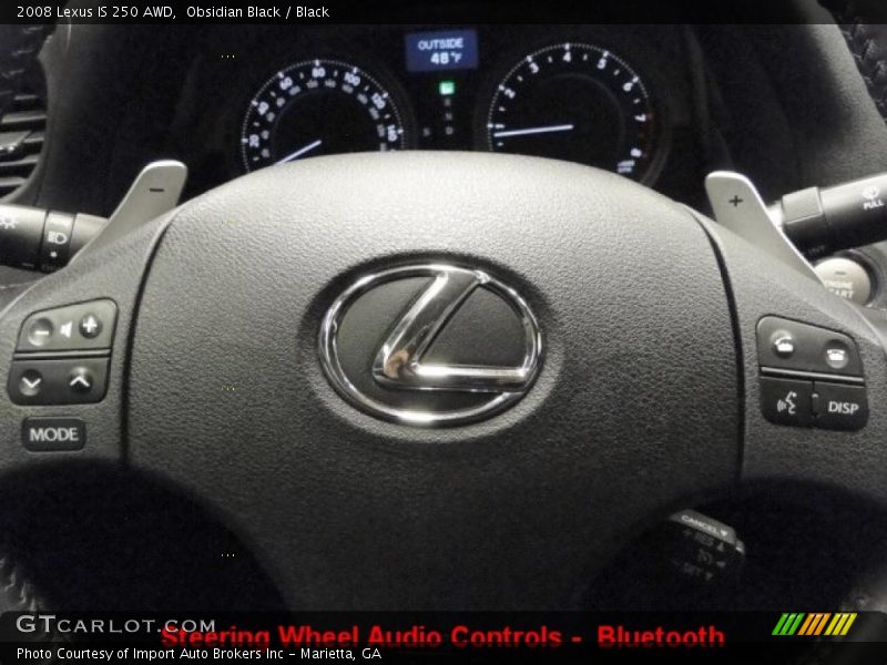 Obsidian Black / Black 2008 Lexus IS 250 AWD