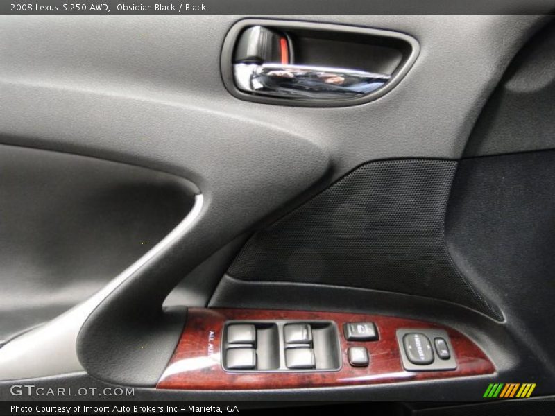 Obsidian Black / Black 2008 Lexus IS 250 AWD