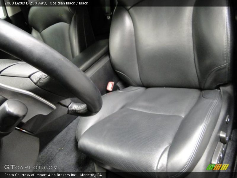 Obsidian Black / Black 2008 Lexus IS 250 AWD