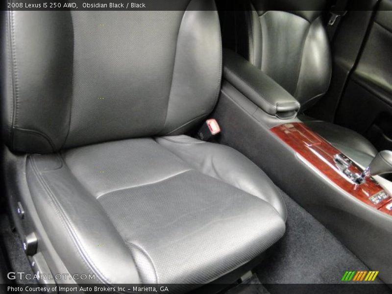 Obsidian Black / Black 2008 Lexus IS 250 AWD