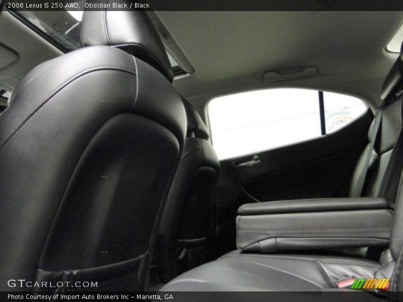Obsidian Black / Black 2008 Lexus IS 250 AWD