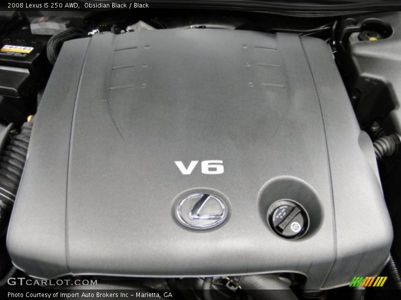 Obsidian Black / Black 2008 Lexus IS 250 AWD