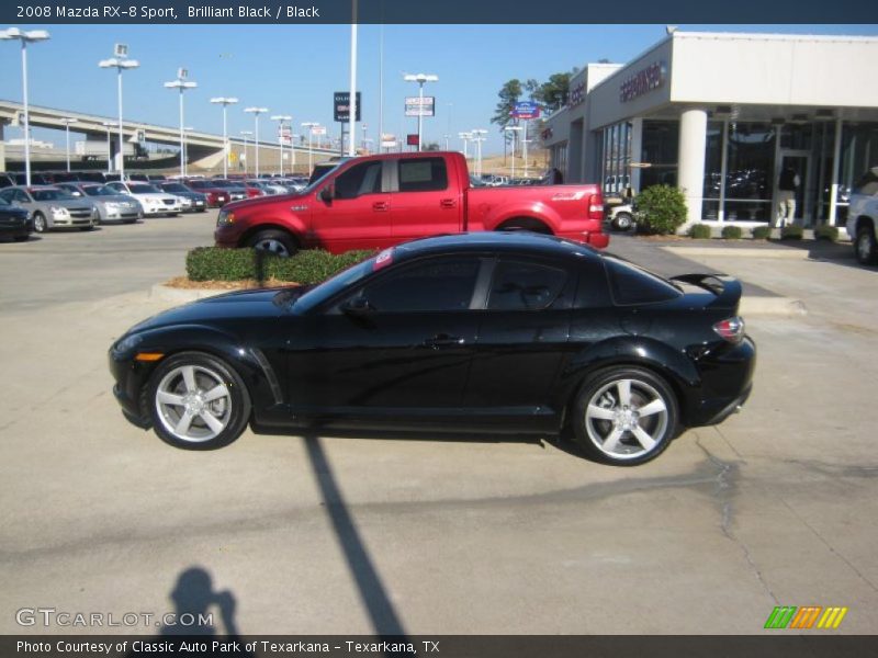 Brilliant Black / Black 2008 Mazda RX-8 Sport