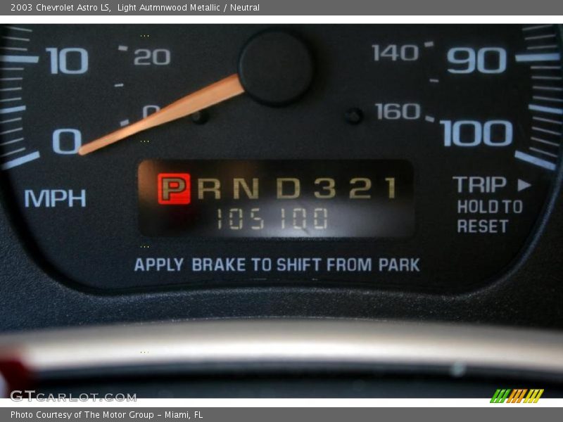 Light Autmnwood Metallic / Neutral 2003 Chevrolet Astro LS