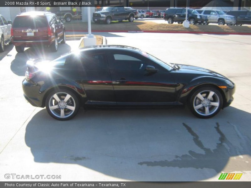 Brilliant Black / Black 2008 Mazda RX-8 Sport