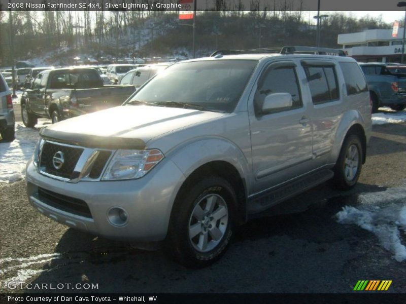 Silver Lightning / Graphite 2008 Nissan Pathfinder SE 4x4