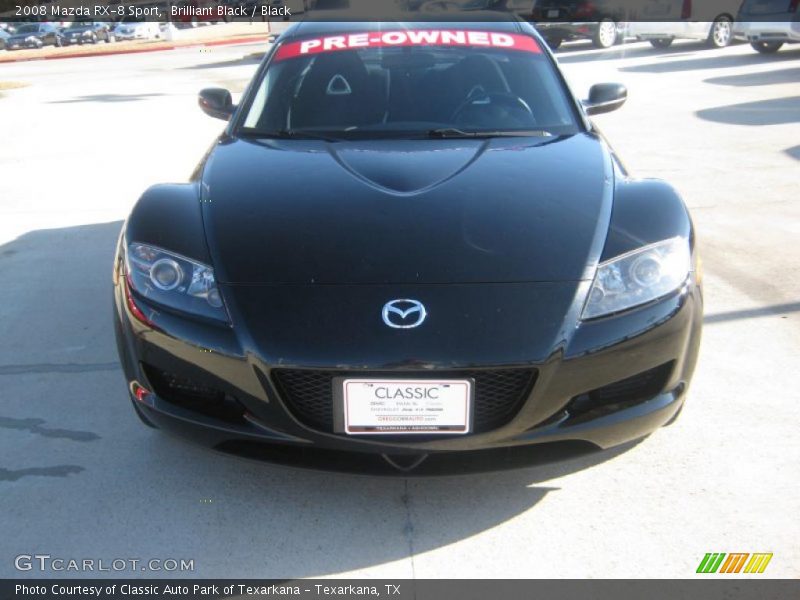Brilliant Black / Black 2008 Mazda RX-8 Sport