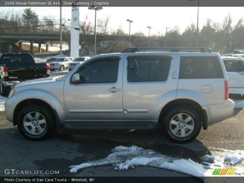 Silver Lightning / Graphite 2008 Nissan Pathfinder SE 4x4