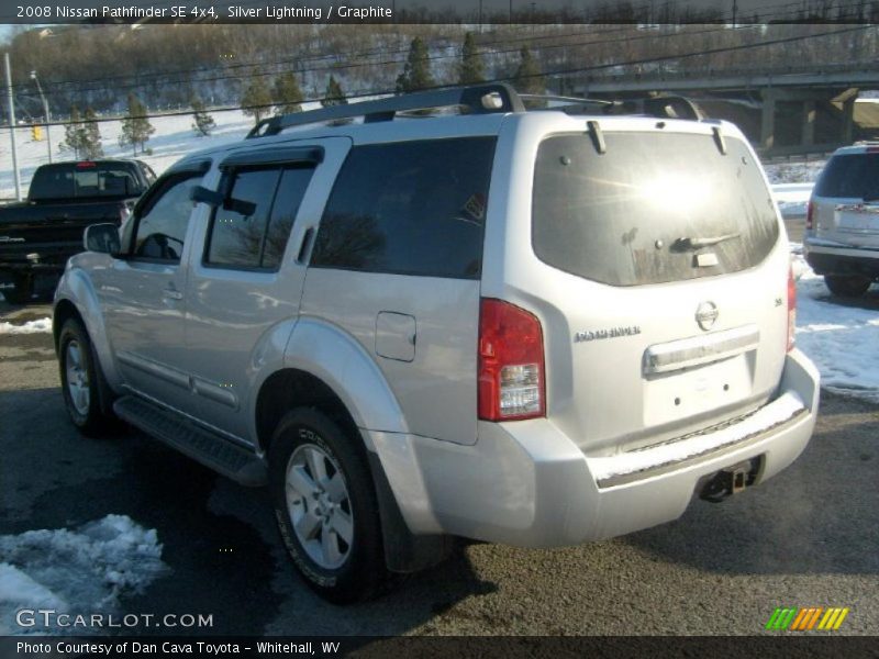 Silver Lightning / Graphite 2008 Nissan Pathfinder SE 4x4