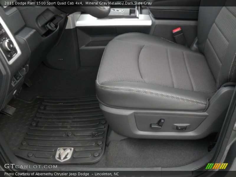 Mineral Gray Metallic / Dark Slate Gray 2011 Dodge Ram 1500 Sport Quad Cab 4x4