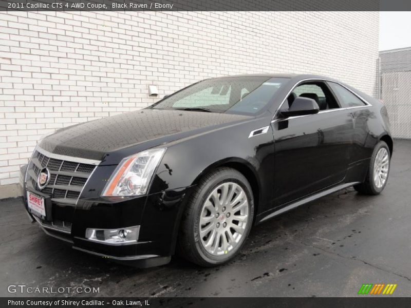 Front 3/4 View of 2011 CTS 4 AWD Coupe
