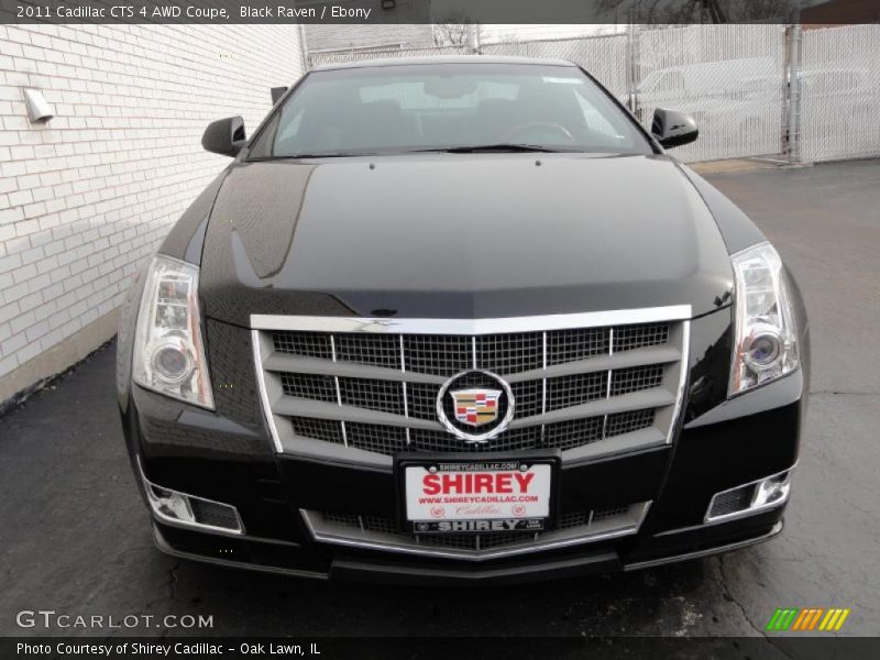 Black Raven / Ebony 2011 Cadillac CTS 4 AWD Coupe