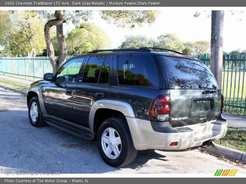 Dark Gray Metallic / Medium Pewter/Dark Pewter 2003 Chevrolet TrailBlazer LTZ 4x4