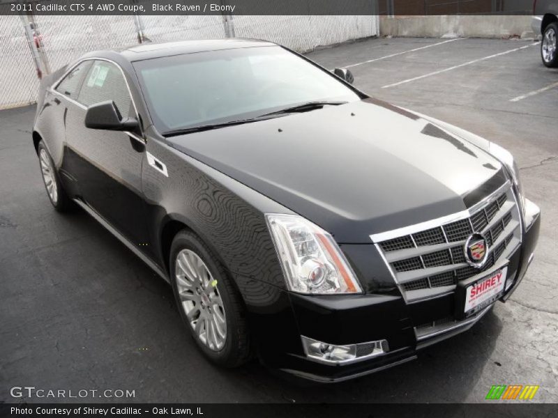 Black Raven / Ebony 2011 Cadillac CTS 4 AWD Coupe