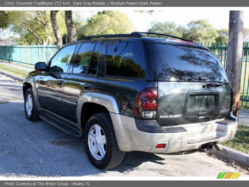 Dark Gray Metallic / Medium Pewter/Dark Pewter 2003 Chevrolet TrailBlazer LTZ 4x4