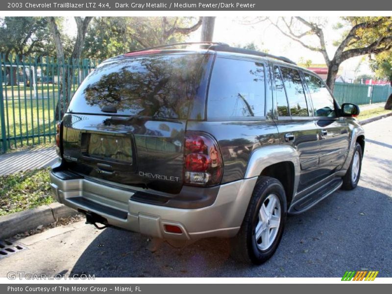 Dark Gray Metallic / Medium Pewter/Dark Pewter 2003 Chevrolet TrailBlazer LTZ 4x4
