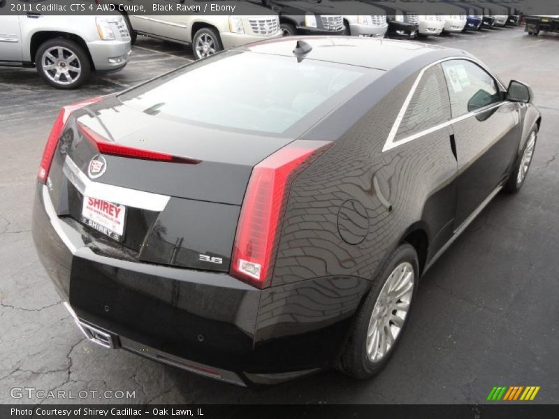 Black Raven / Ebony 2011 Cadillac CTS 4 AWD Coupe