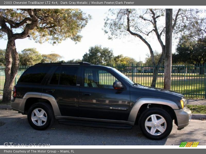 Dark Gray Metallic / Medium Pewter/Dark Pewter 2003 Chevrolet TrailBlazer LTZ 4x4