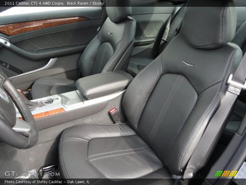  2011 CTS 4 AWD Coupe Ebony Interior
