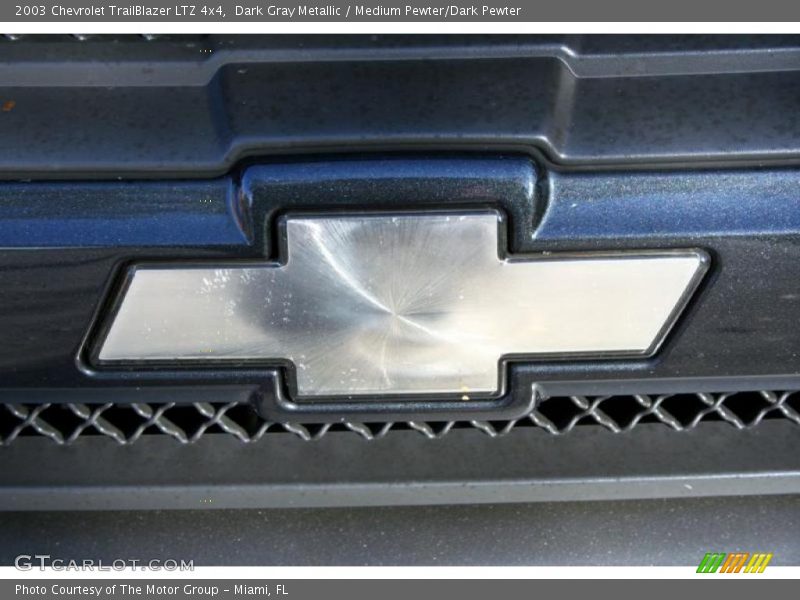 Dark Gray Metallic / Medium Pewter/Dark Pewter 2003 Chevrolet TrailBlazer LTZ 4x4
