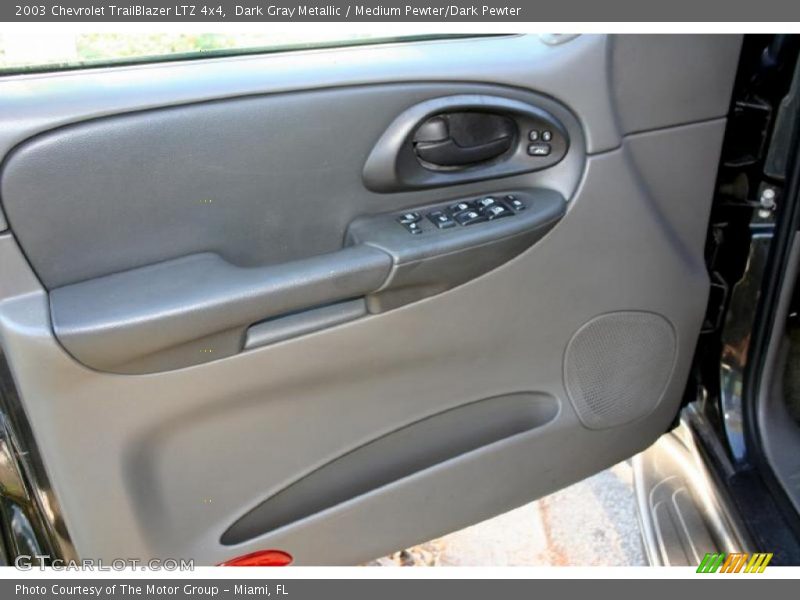 Dark Gray Metallic / Medium Pewter/Dark Pewter 2003 Chevrolet TrailBlazer LTZ 4x4