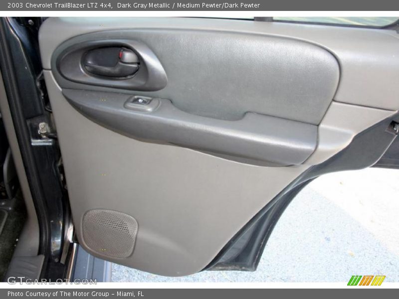Dark Gray Metallic / Medium Pewter/Dark Pewter 2003 Chevrolet TrailBlazer LTZ 4x4