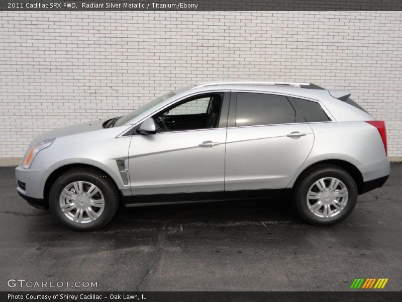 Radiant Silver Metallic / Titanium/Ebony 2011 Cadillac SRX FWD