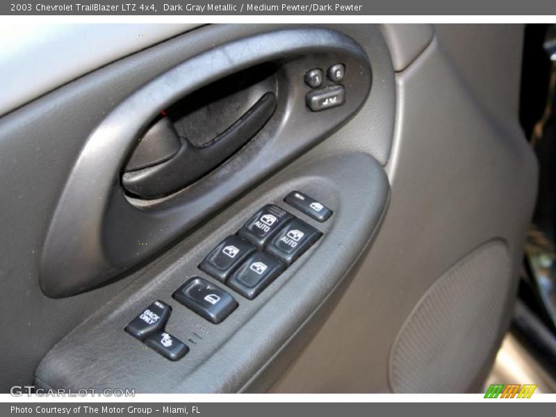 Dark Gray Metallic / Medium Pewter/Dark Pewter 2003 Chevrolet TrailBlazer LTZ 4x4