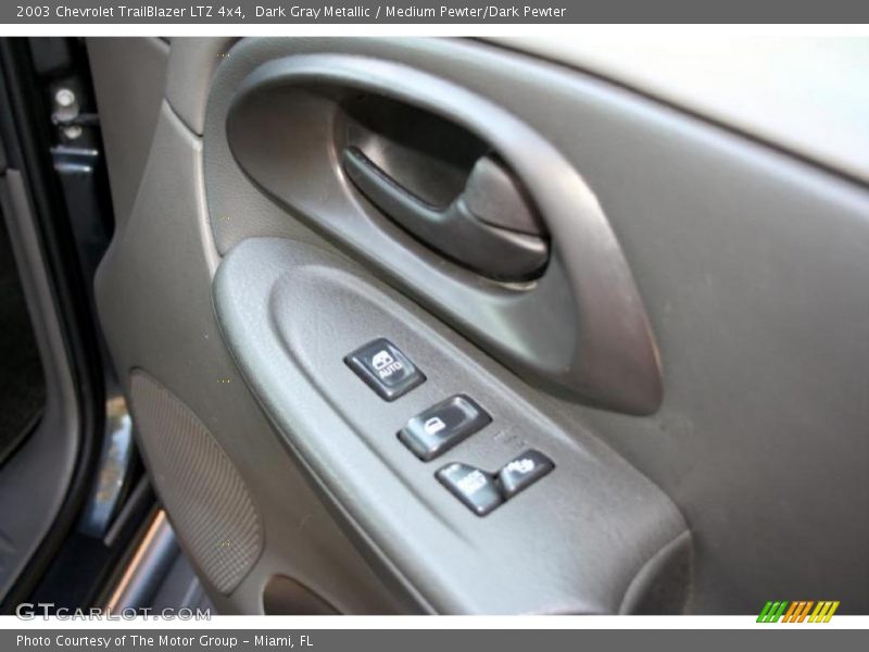 Dark Gray Metallic / Medium Pewter/Dark Pewter 2003 Chevrolet TrailBlazer LTZ 4x4
