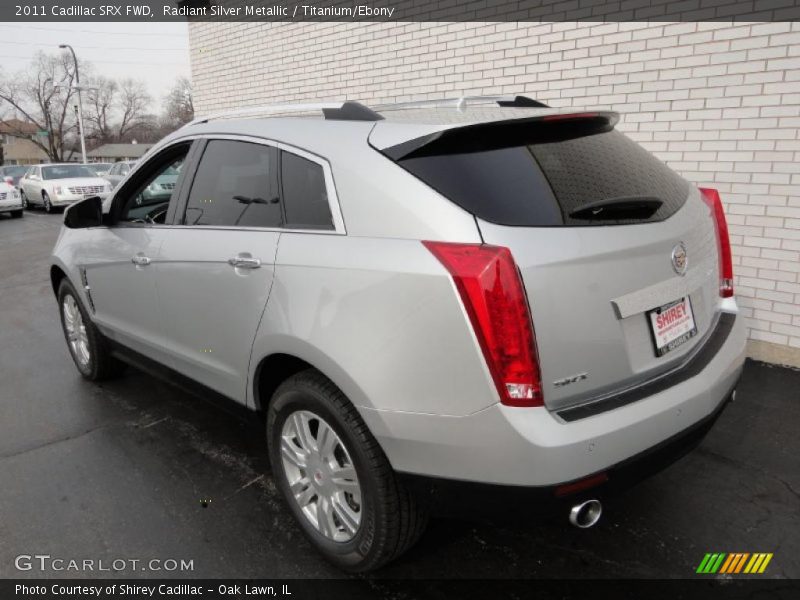 Radiant Silver Metallic / Titanium/Ebony 2011 Cadillac SRX FWD