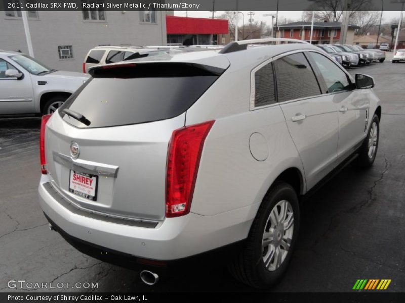 Radiant Silver Metallic / Titanium/Ebony 2011 Cadillac SRX FWD