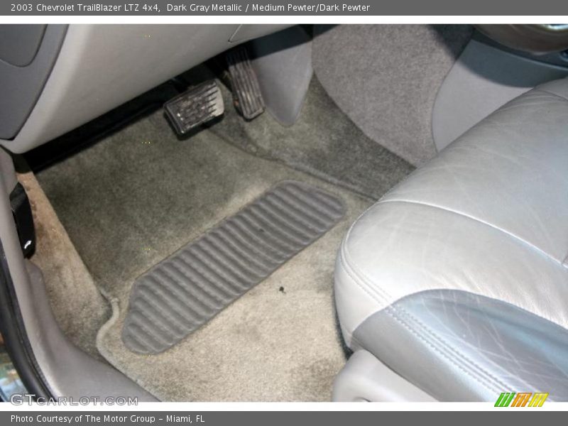 Dark Gray Metallic / Medium Pewter/Dark Pewter 2003 Chevrolet TrailBlazer LTZ 4x4