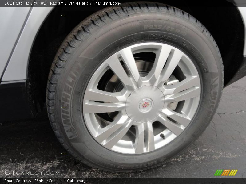 Radiant Silver Metallic / Titanium/Ebony 2011 Cadillac SRX FWD