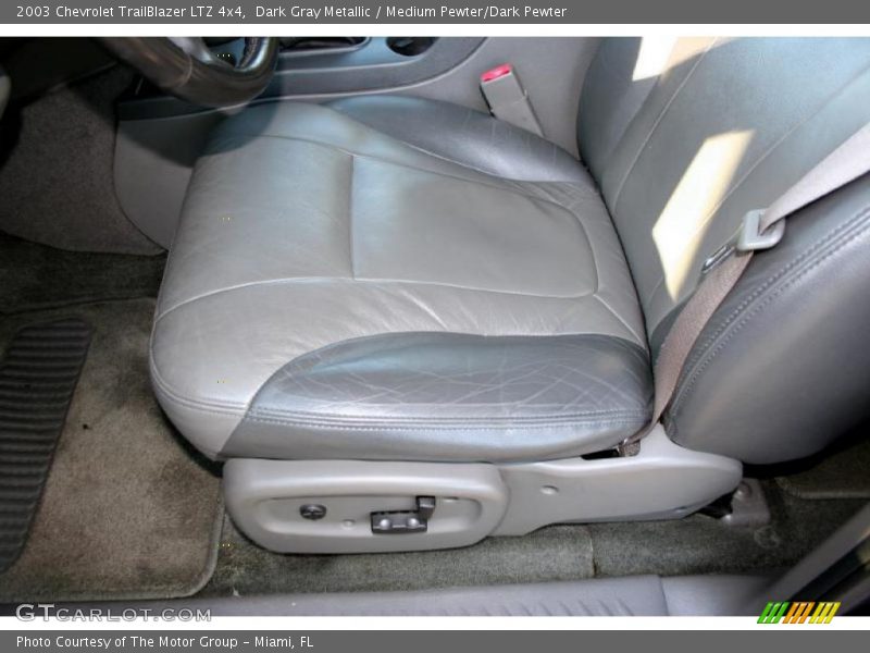 Dark Gray Metallic / Medium Pewter/Dark Pewter 2003 Chevrolet TrailBlazer LTZ 4x4