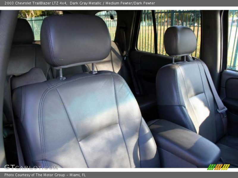 Dark Gray Metallic / Medium Pewter/Dark Pewter 2003 Chevrolet TrailBlazer LTZ 4x4