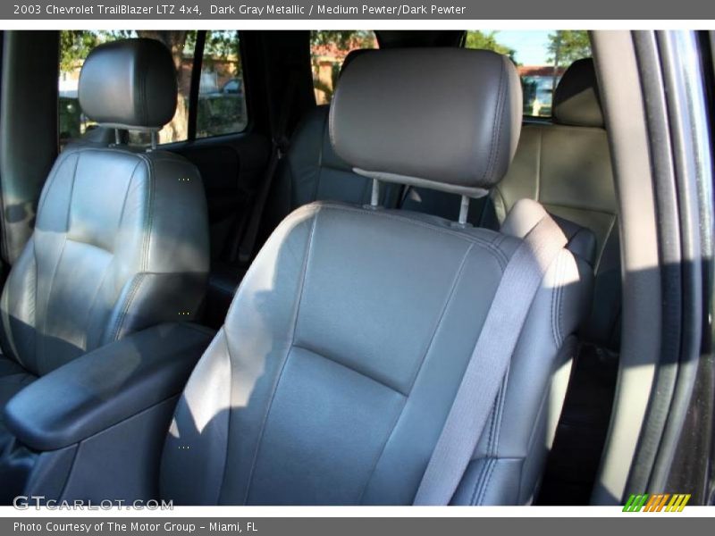 Dark Gray Metallic / Medium Pewter/Dark Pewter 2003 Chevrolet TrailBlazer LTZ 4x4